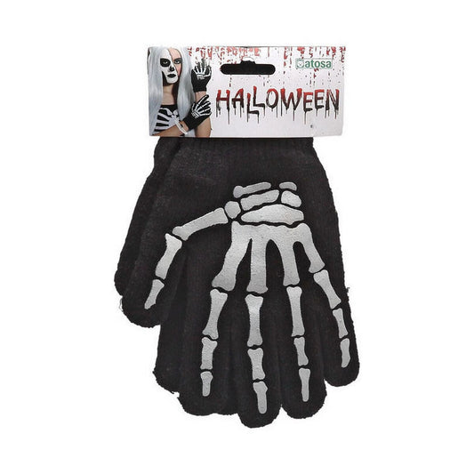 BigBuy Carnival Spielzeug | Kostüme > Kostüme > Kostümaccessoires Handschuhe Skelett Halloween