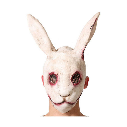 BigBuy Carnival Spielzeug | Kostüme > Kostüme > Masken Maske Weißer Hase Halloween