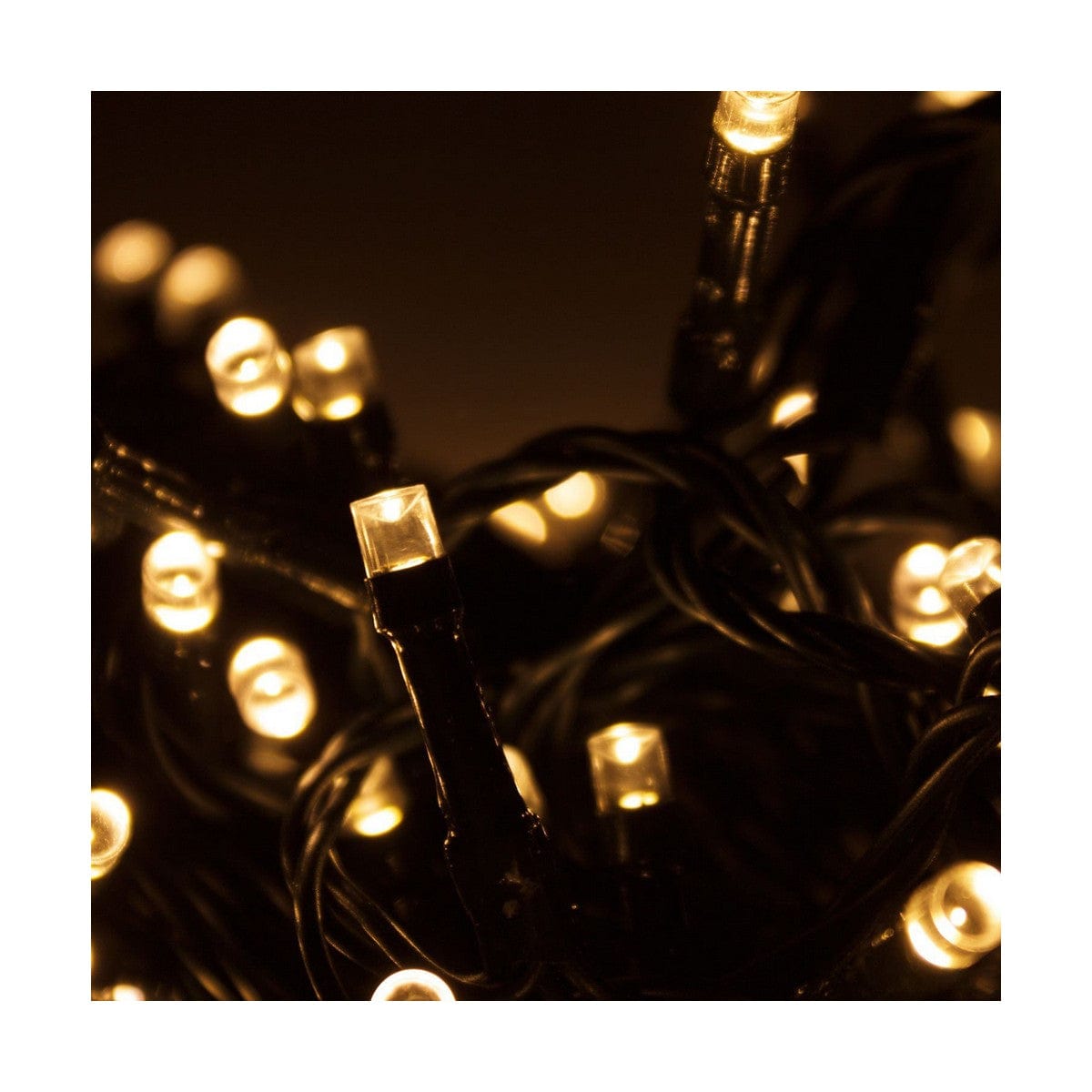 BigBuy Christmas Heim | Garten > Dekoration und Beleuchtung > LED-Beleuchtung LED-Lichterkette AX8401030 Warmes Weiß 16,5 m