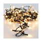 BigBuy Christmas Heim | Garten > Dekoration und Beleuchtung > LED-Beleuchtung LED-Lichterkette AX8415200 Weiß Schwarz Warmes Weiß 2,5 m