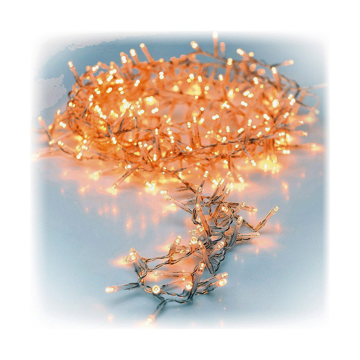BigBuy Christmas Heim | Garten > Dekoration und Beleuchtung > LED-Beleuchtung LED-Lichterkette Warmes Weiß 17 m