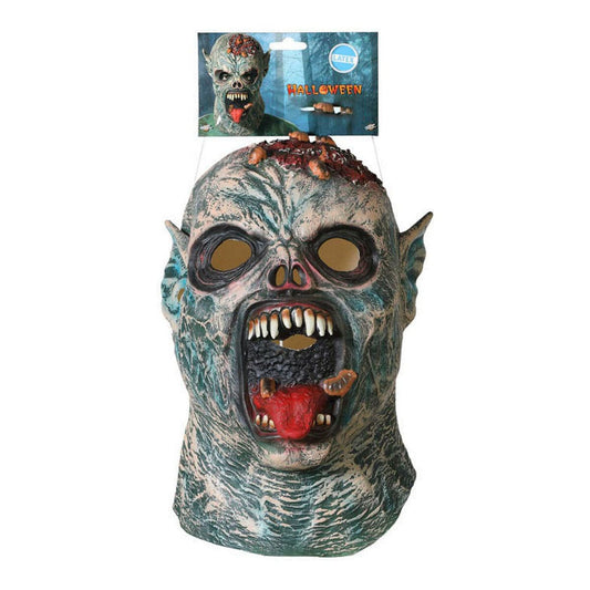 BigBuy Fun Spielzeug | Kostüme > Kostüme > Masken Maske Halloween Monster Grau
