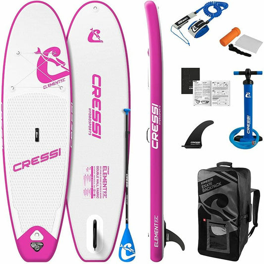 Cressi-Sub Sport | Fitness > Strand und Schwimmbad > Spielzeug für den Strand Paddel Surfbrett Element  All Round Cressi-Sub 9,2" Weiß Weiß/Rosa