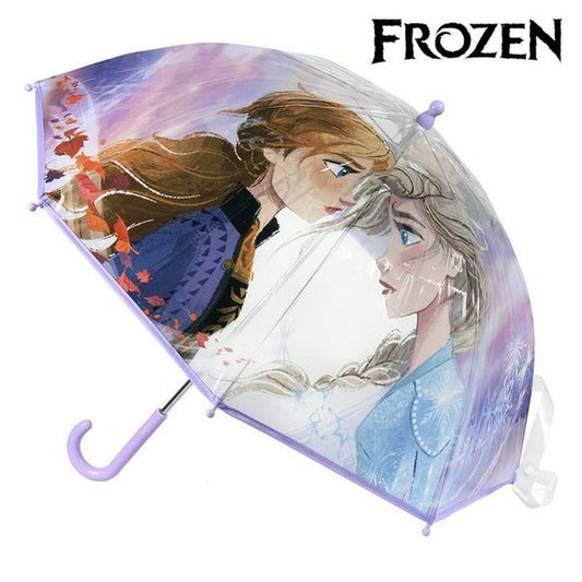 Frozen Spielzeug | Kostüme > Babys und Kinder > Regenschirme und Mützen für Kinder Regenschirm Frozen Lila (ø 45 cm)