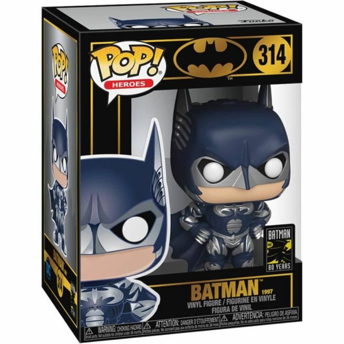 Funko Pop! Spielzeug | Kostüme > Spielzeug und Spiele > Puppen und Plüschtiere Sammelfigur Funko Pop! DC Batman 80th Anniversary: Batman Nº314