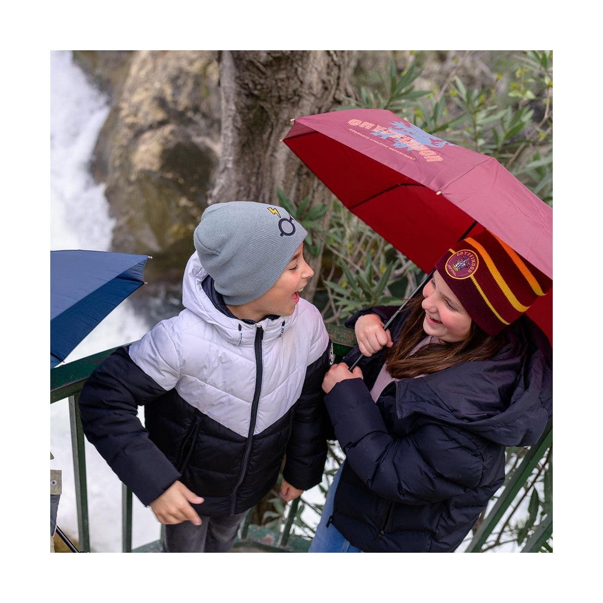 Harry Potter Spielzeug | Kostüme > Babys und Kinder > Regenschirme und Mützen für Kinder Faltbarer Regenschirm Harry Potter Rot (Ø 97 cm)