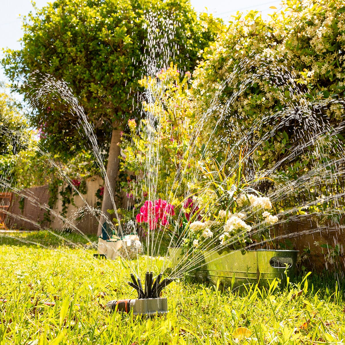 InnovaGoods Heim | Garten > Garten und Terrasse > Gartenschläuche und Sprenkler 360º Bewässerungssprinkler für den Garten Klerdden InnovaGoods 36 Wasserstrahlen