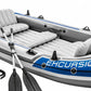 Intex Sport | Fitness > Strand und Schwimmbad > Aufblasbare Gegenstände Aufblasbarers Boot Intex Excursion 5 Blau Weiß 366 x 43 x 168 cm