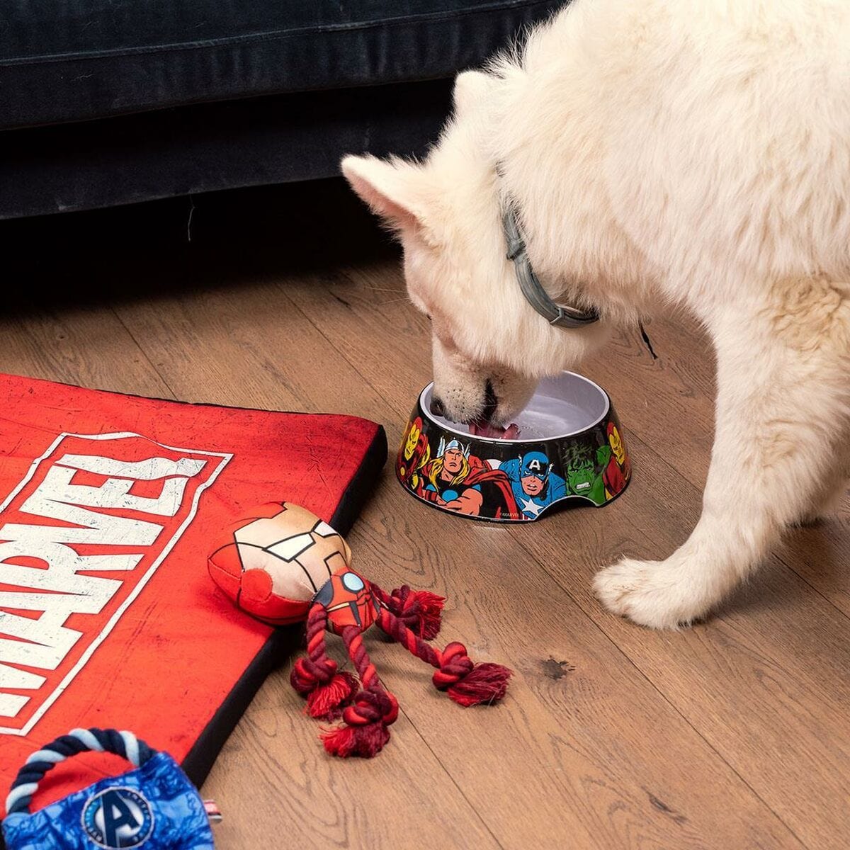 Marvel Heim | Garten > Haustier > Nahrung Futternapf für Hunde Marvel Melamine 410 ml Rot Metall