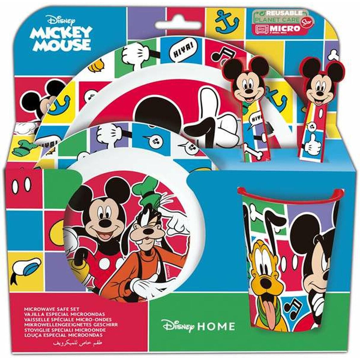 Mickey Mouse Sport | Fitness > Camping und Berge > Camping- und Bergzubehör Picknick-Set Mickey Mouse Better Together Für Kinder