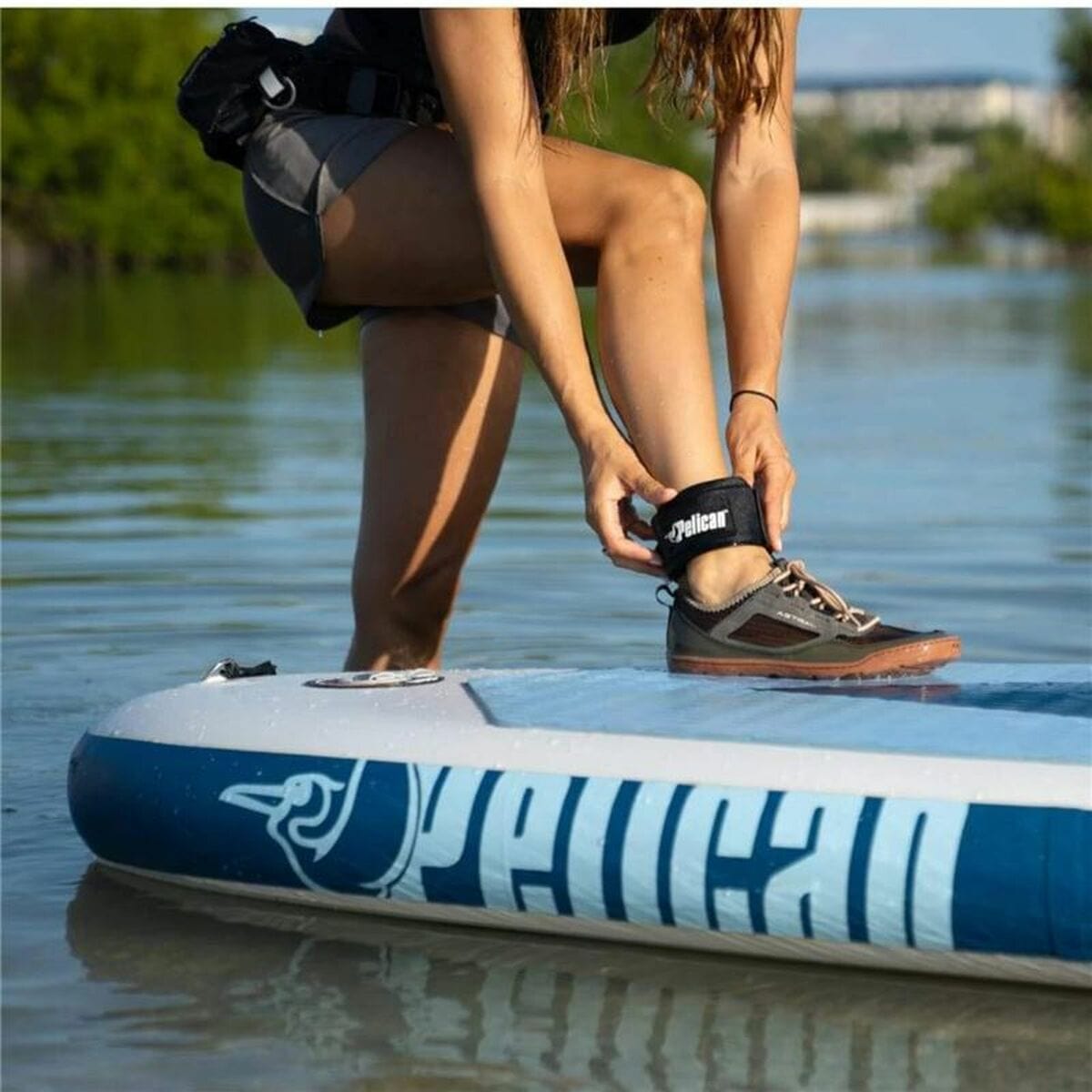 Pelican Sport | Fitness > Strand und Schwimmbad > Spielzeug für den Strand Aufblasbares Paddel-Board mit Zubehör BORACAY Blau