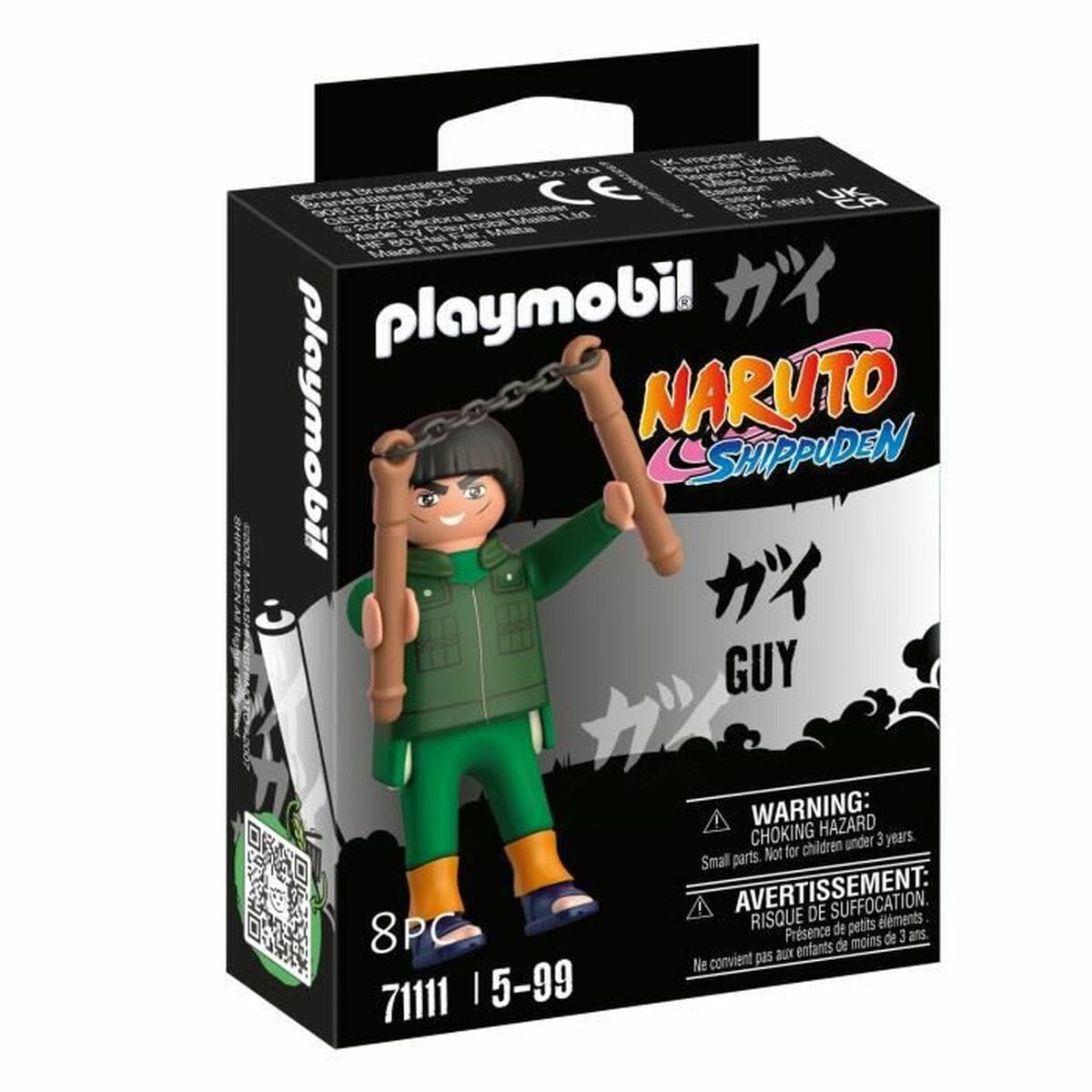 Playmobil Spielzeug | Kostüme > Spielzeug und Spiele > Action-Figuren Figur Playmobil Naruto Shippuden - Guy 71111 8 Stücke