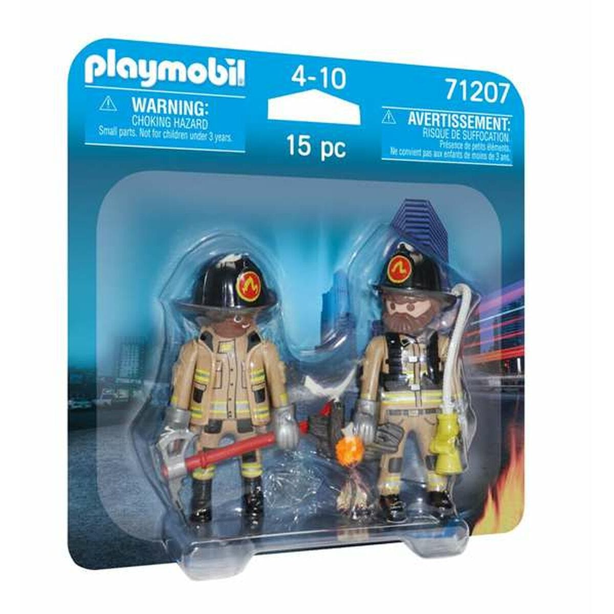 Playmobil Spielzeug | Kostüme > Spielzeug und Spiele > Action-Figuren Gelenkige Figuren Playmobil 71207 Feuerwehrmann 15 Stücke Duo