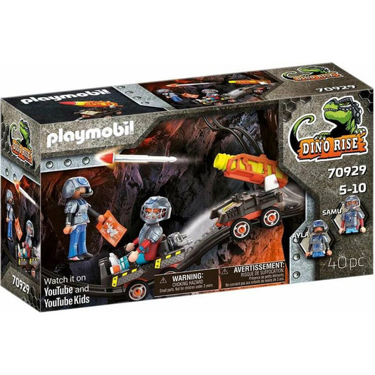 Playmobil Spielzeug | Kostüme > Spielzeug und Spiele > Action-Figuren Playset Playmobil Dino Rise Dino Mine Rocket Trolley 70929
