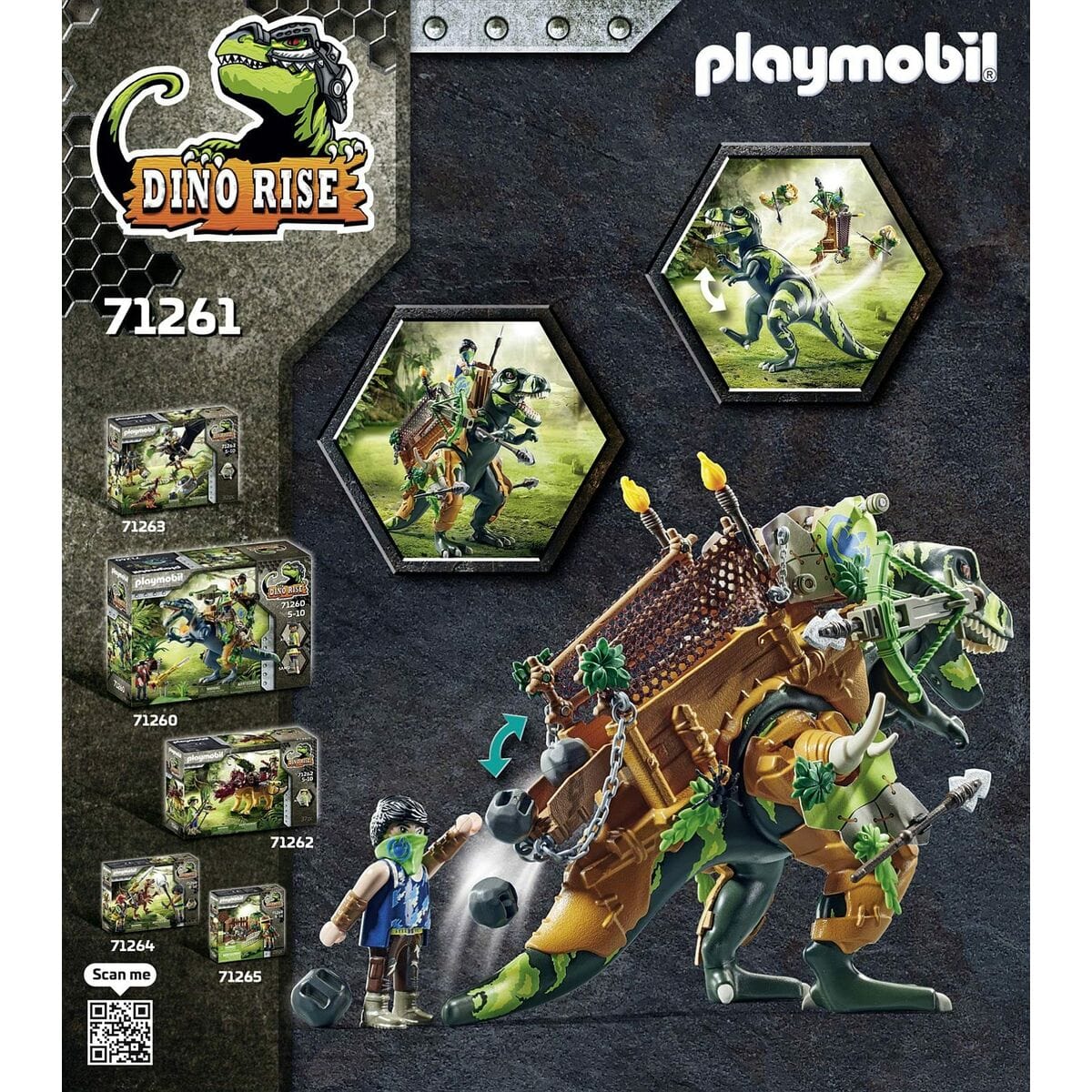 Playmobil Spielzeug | Kostüme > Spielzeug und Spiele > Action-Figuren Playset   Playmobil Dino Rise - Tyrannosaurus and soldier 71261         83 Stücke