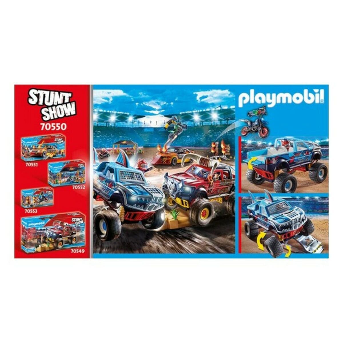 Playmobil Spielzeug | Kostüme > Spielzeug und Spiele > Puppen und Plüschtiere Monster Truck Shark Playmobil 70550 (45 pcs)