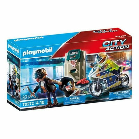 Playmobil Spielzeug | Kostüme > Spielzeug und Spiele > Weiteres spielzeug Playset City Action Police Motorbike Playmobil 70572 32 Stücke (32 pcs)