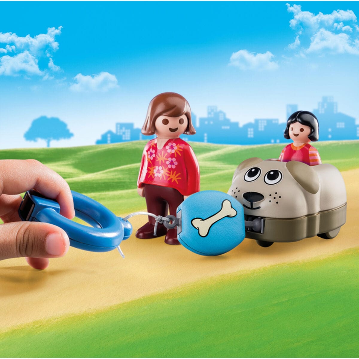 Playmobil Spielzeug | Kostüme > Spielzeug und Spiele > Weiteres spielzeug Playset Playmobil 1.2.3 Hund Kinder 70406 (6 pcs)