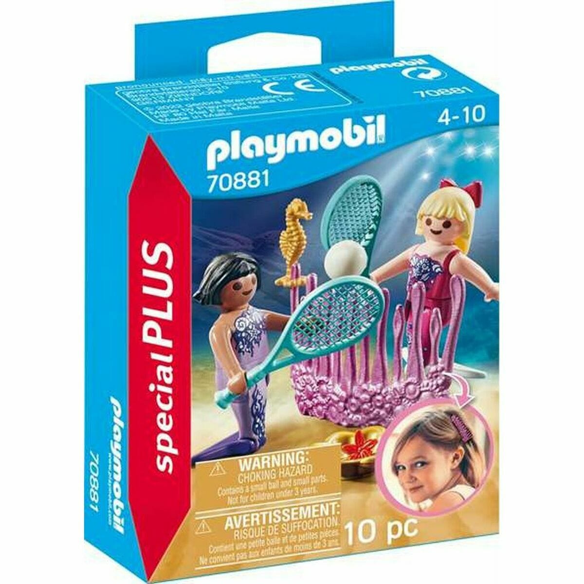 Playmobil Spielzeug | Kostüme > Spielzeug und Spiele > Weiteres spielzeug Playset Playmobil 70881 Sirene 10 Stücke Tennis 70881 (10 pcs)
