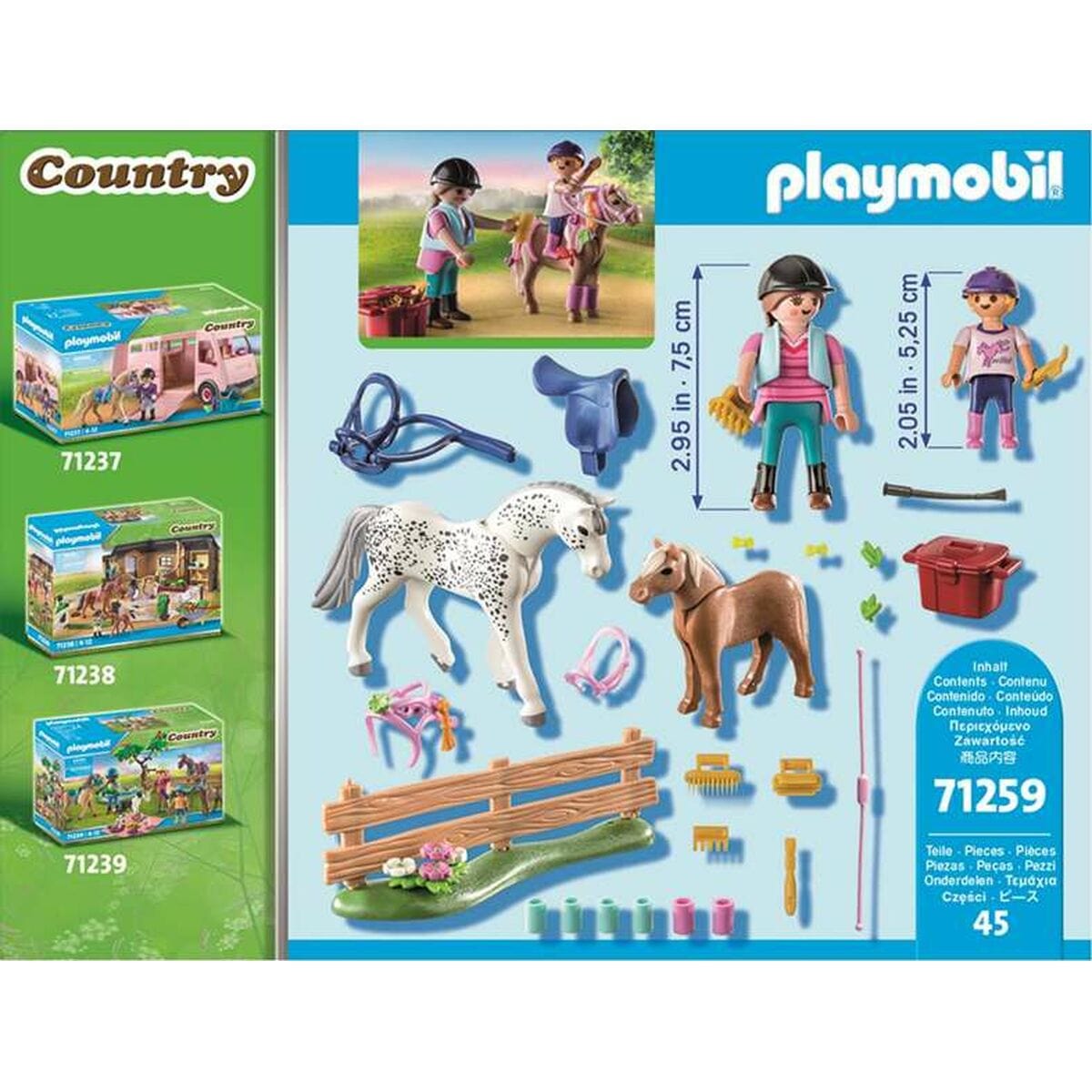 Playmobil Spielzeug | Kostüme > Spielzeug und Spiele > Weiteres spielzeug Playset Playmobil 71259 Country 45 Stücke