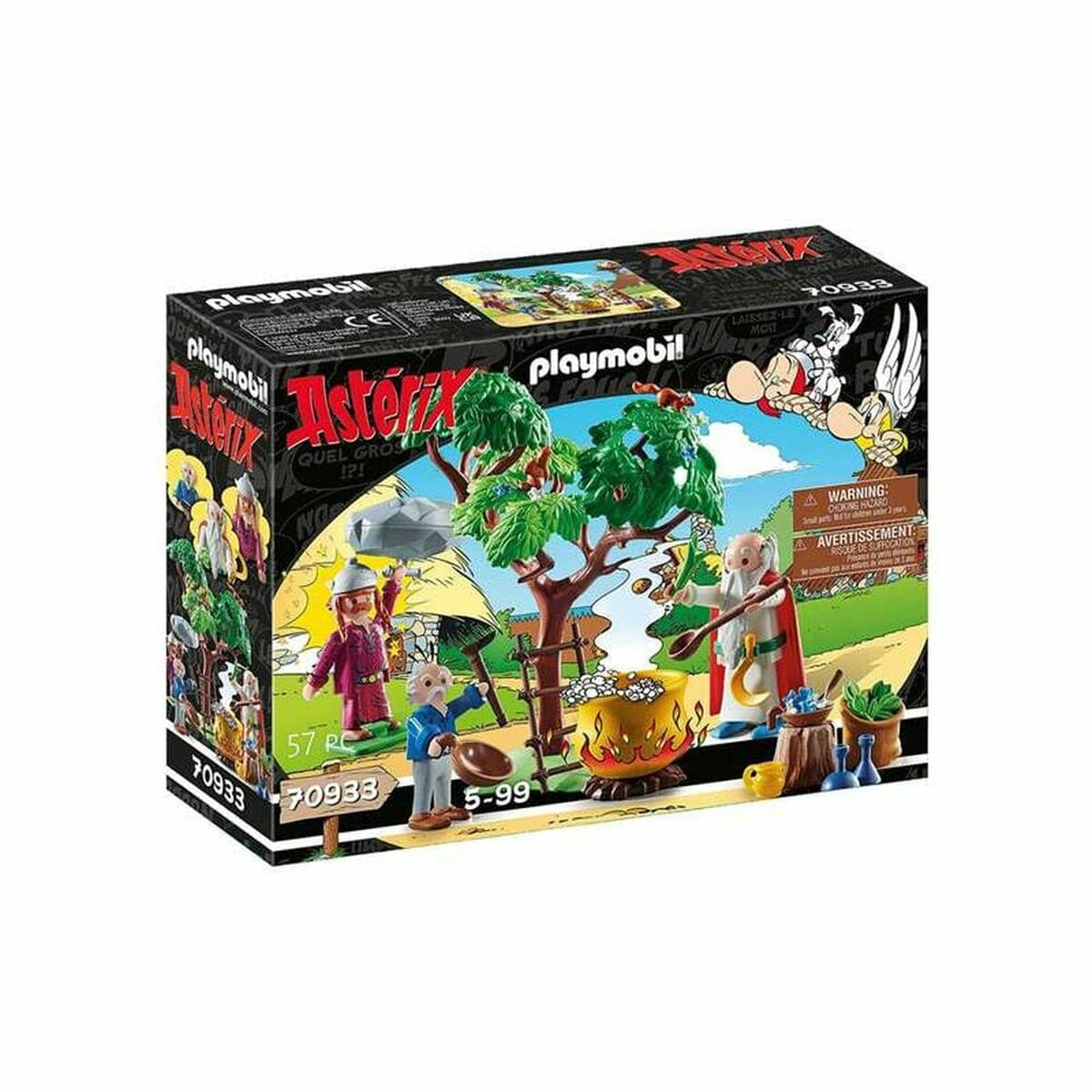 Playmobil Spielzeug | Kostüme > Spielzeug und Spiele > Weiteres spielzeug Playset Playmobil Getafix with the cauldron of Magic Potion Astérix 70933 57 Stücke