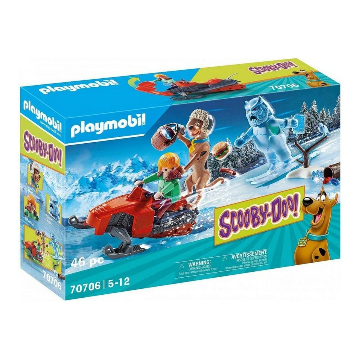 Playmobil Spielzeug | Kostüme > Spielzeug und Spiele > Weiteres spielzeug Playset Scooby Doo Adventure with Snow Ghost Playmobil 70706 (46 pcs)