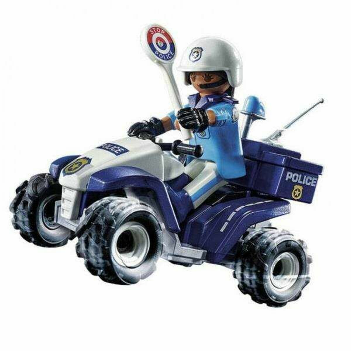 Playmobil Spielzeug | Kostüme > Spielzeug und Spiele > Weiteres spielzeug Spielset Fahrzeuge Playmobil Speed Quad City Action 71092 Polizei (21 pcs)
