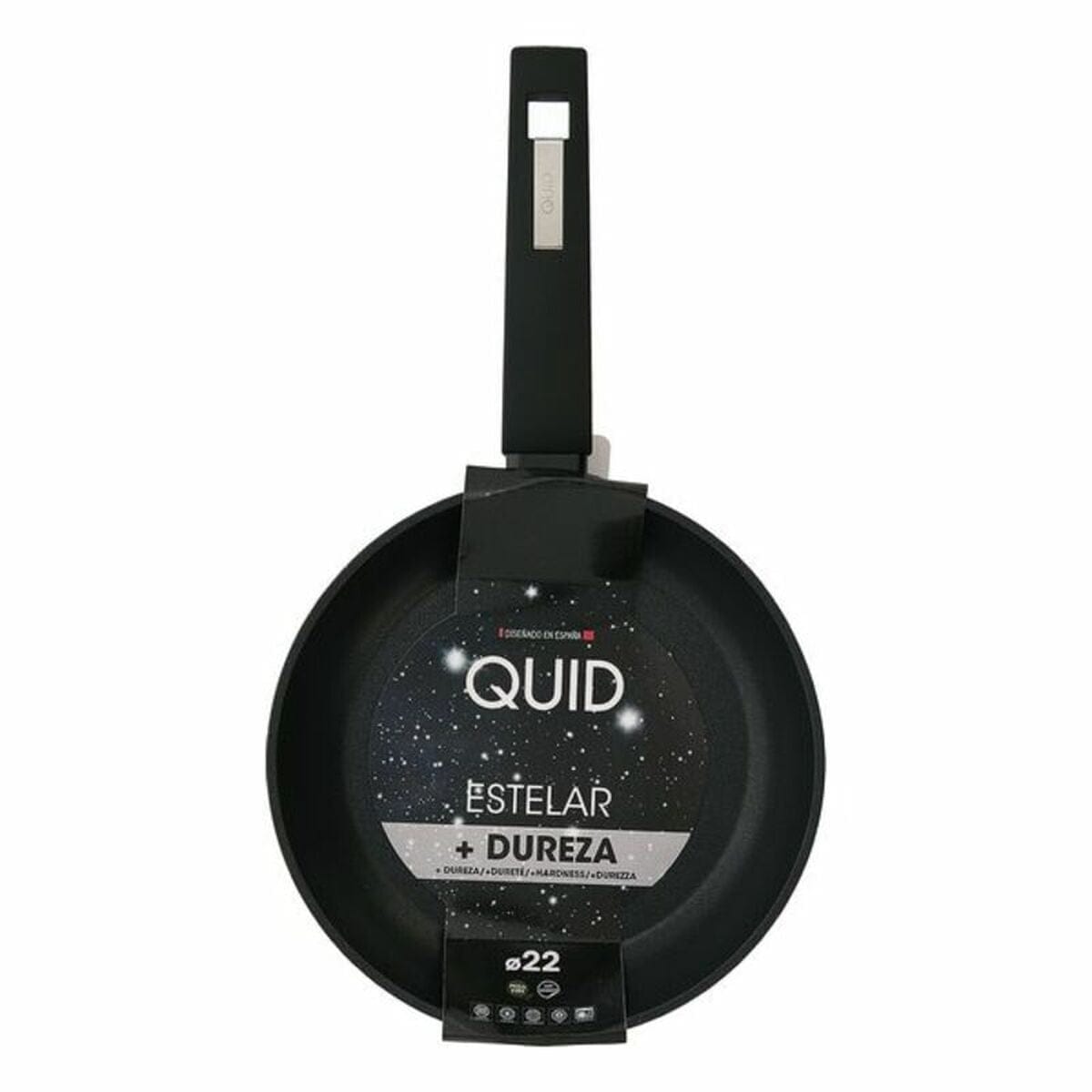 Quid Küche | Gourmet > Haushalt > Pfannen und Töpfe Antihaftbeschichtete Pfanne Quid Estelar Schwarz Metall