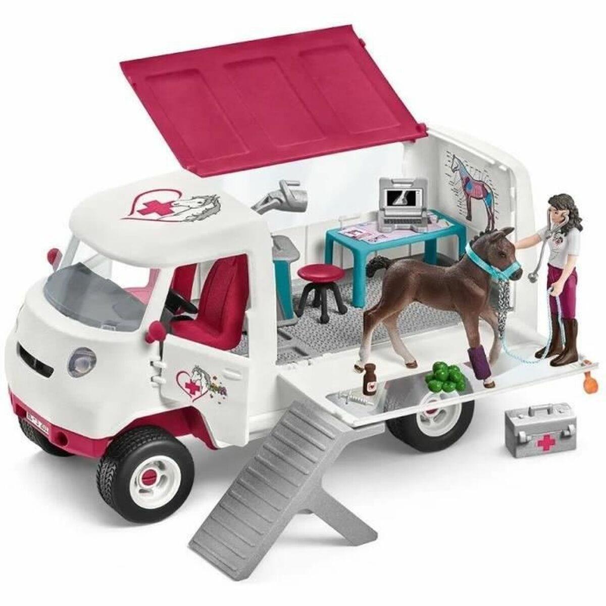 Schleich Spielzeug | Kostüme > Spielzeug und Spiele > Action-Figuren tiere Schleich Mobile Vet with Hanoverian Foal
