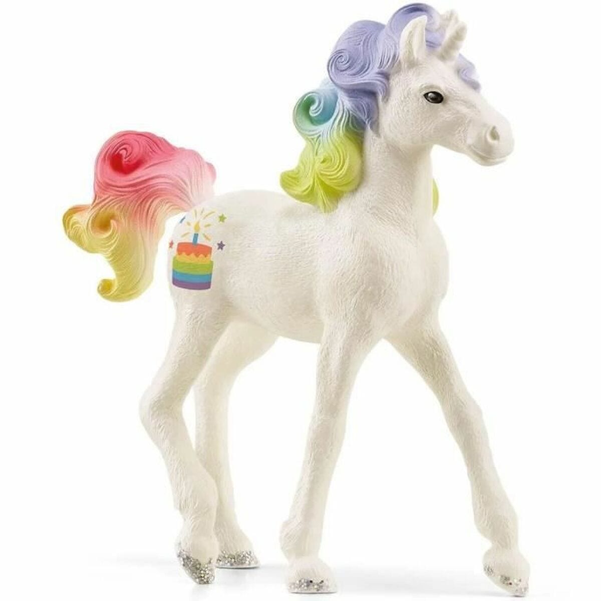 Schleich Spielzeug | Kostüme > Spielzeug und Spiele > Puppen und Plüschtiere Einhorn Schleich Collectible Unicorn Rainbow Cake