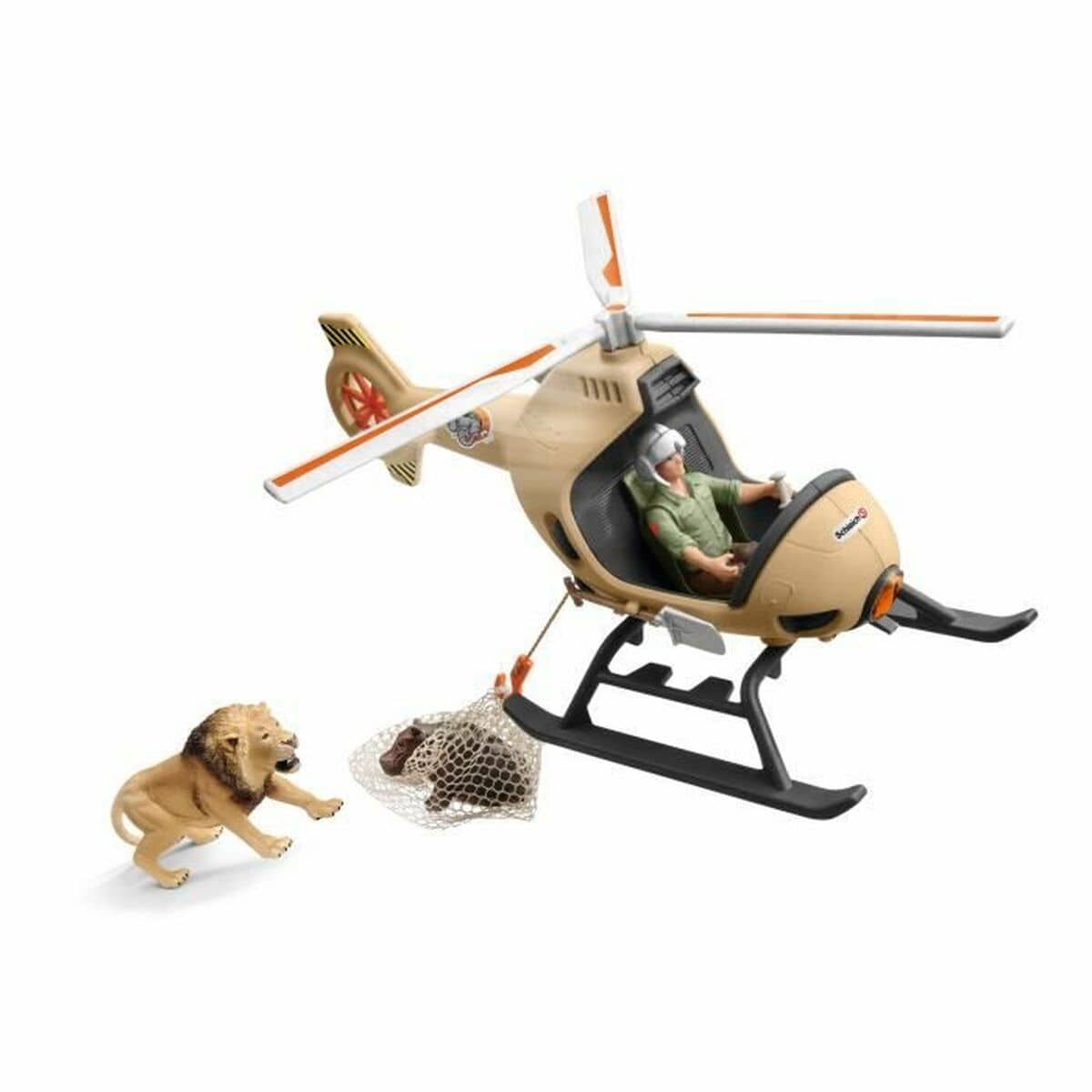 Schleich Spielzeug | Kostüme > Spielzeug und Spiele > Weiteres spielzeug Helikopter mit Funktsteuerung Schleich Animal Rescue + 3 jahre 16 Stücke