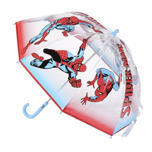 Spiderman Spielzeug | Kostüme > Babys und Kinder > Regenschirme und Mützen für Kinder Regenschirm Spiderman Blau Ø 71 cm Rot