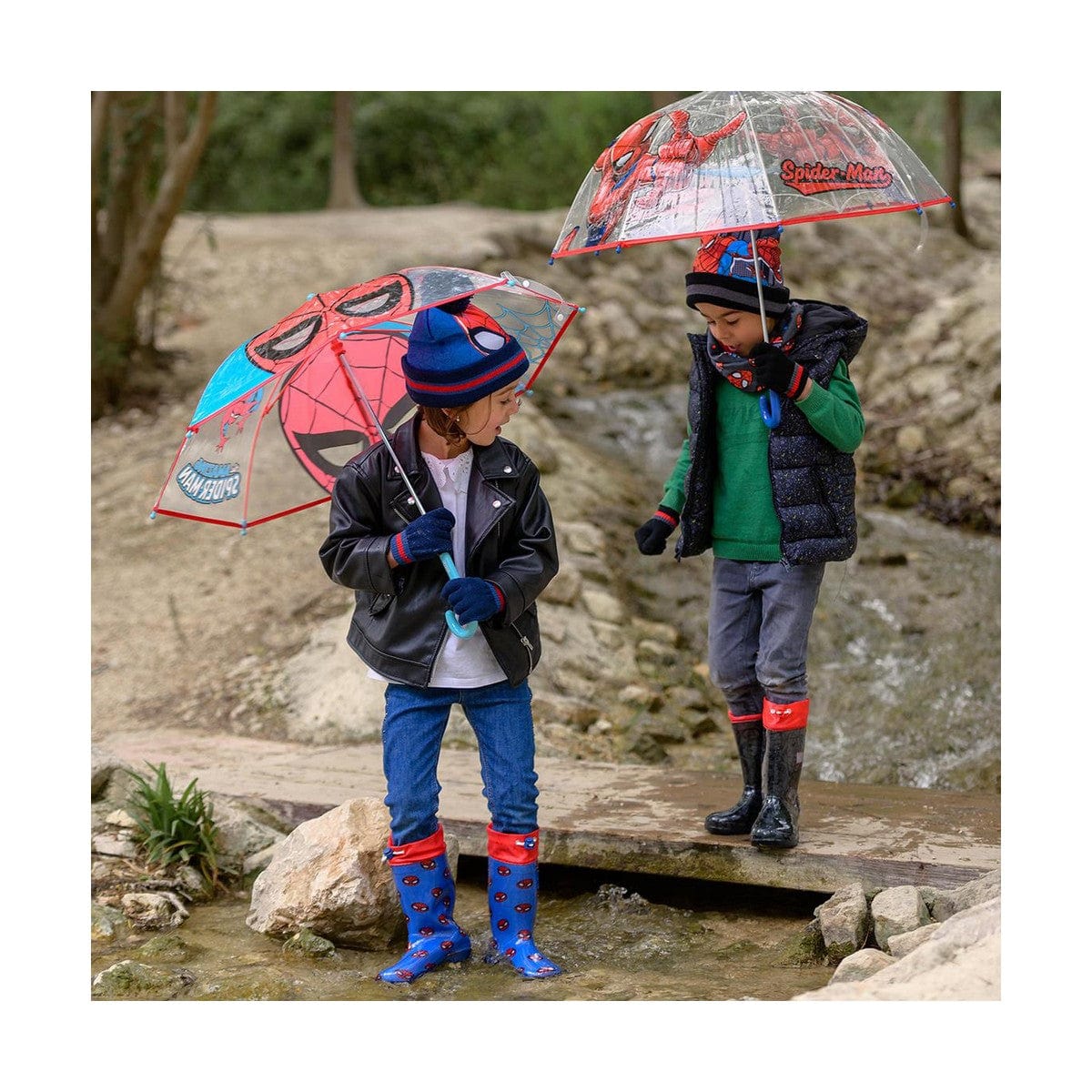 Spiderman Spielzeug | Kostüme > Babys und Kinder > Regenschirme und Mützen für Kinder Regenschirm Spiderman Rot (Ø 66 cm)