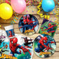 Spiderman Spielzeug | Kostüme > Kostüme > Partyzubehör Set Partyartikel Spiderman 66 Stücke