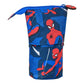 Spiderman Spielzeug | Kostüme > Schulzubehör > Mäppchen und Etuis Federmäppchen stehend Spiderman Great Power Rot Blau (8 x 19 x 6 cm)