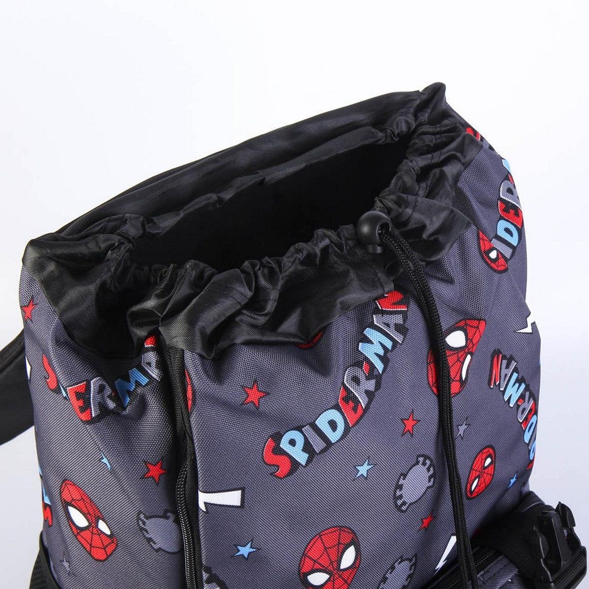 Spiderman Spielzeug | Kostüme > Schulzubehör > Schulranzen Lässiger Rucksack Spiderman Schwarz (28,5 x 15 x 41 cm)