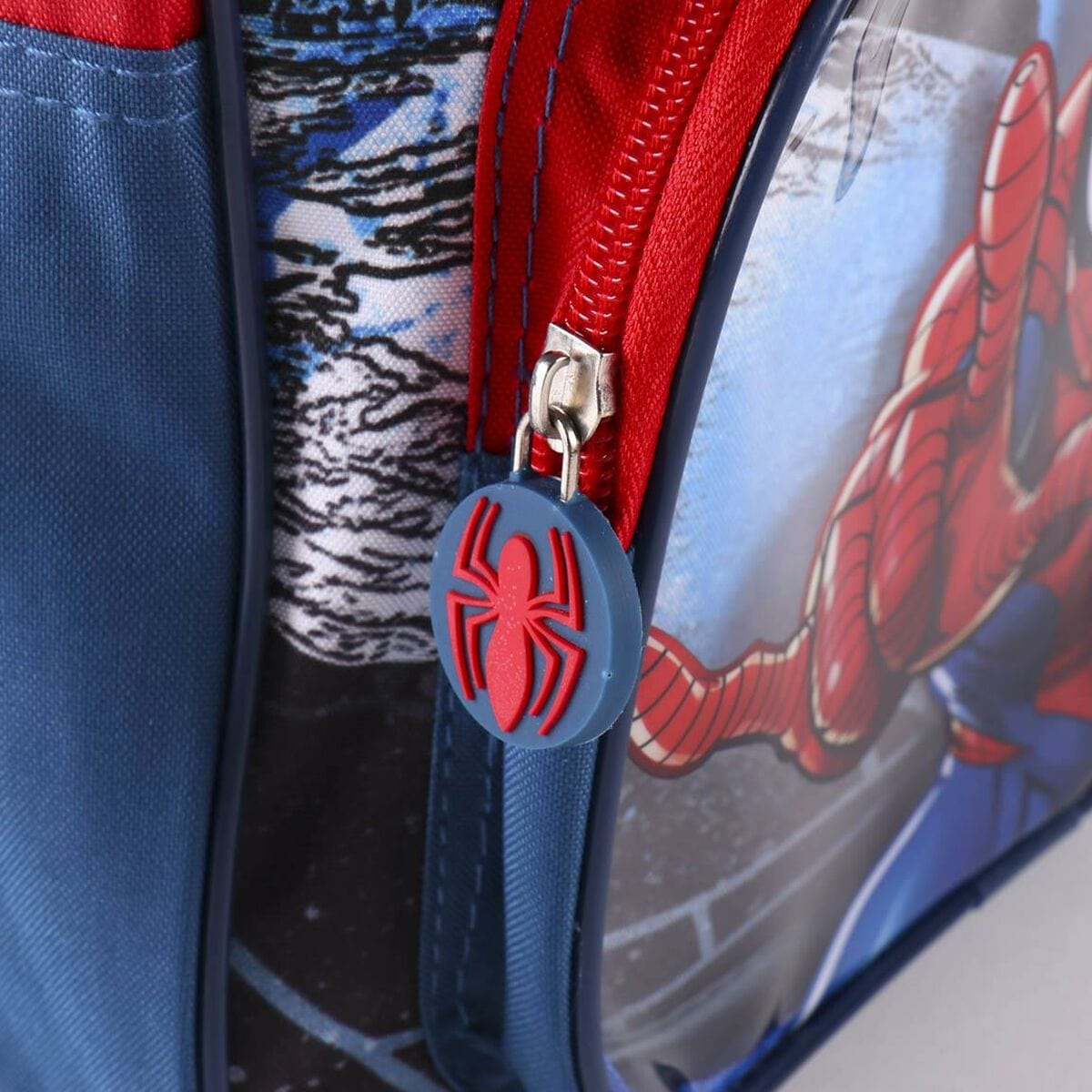 Spiderman Spielzeug | Kostüme > Schulzubehör > Schulranzen Schulrucksack Spiderman Rot (25 x 30 x 12 cm)