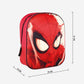 Spiderman Spielzeug | Kostüme > Schulzubehör > Schulranzen Schulrucksack Spiderman Rot (25 x 31 x 10 cm)