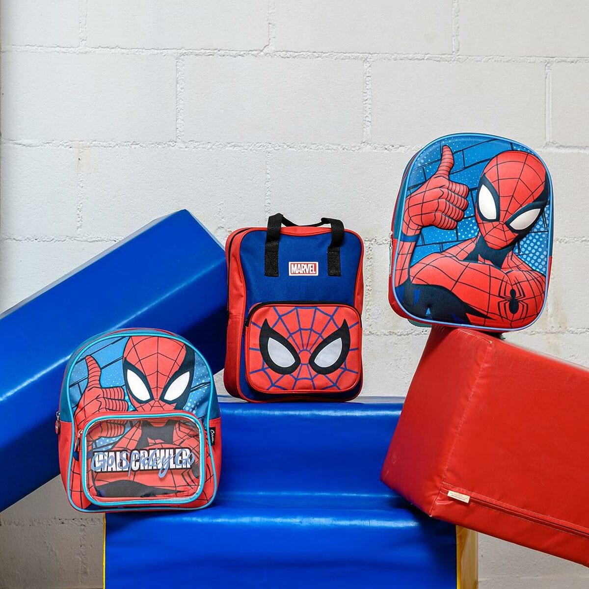 Spiderman Spielzeug | Kostüme > Schulzubehör > Schulranzen Schulrucksack Spiderman Rot Blau
