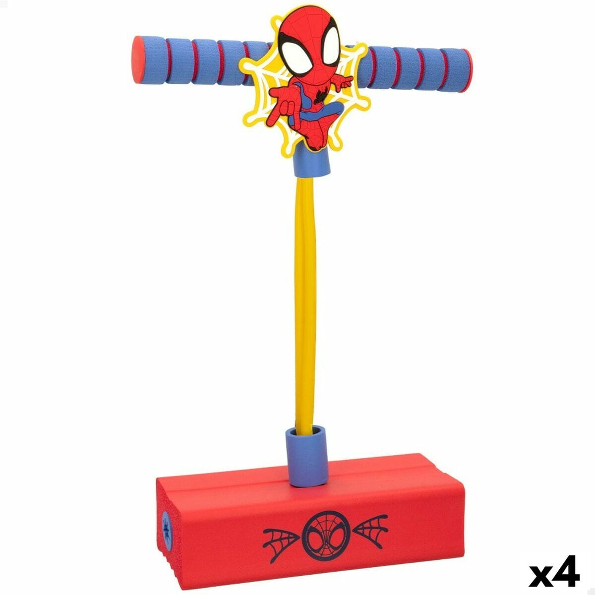 Spiderman Spielzeug | Kostüme > Spielzeug und Spiele > Spiele für Draußen Pogospringer Spiderman Rot Für Kinder 3D (4 Stück)