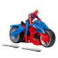 Spiderman Spielzeug | Kostüme > Spielzeug und Spiele > Weiteres spielzeug Motorrad Spiderman 4 Stücke