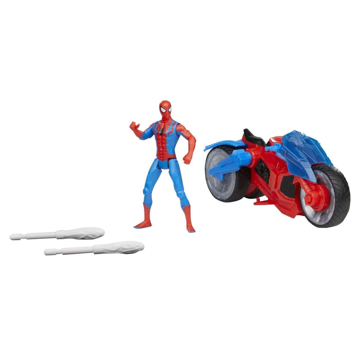 Spiderman Spielzeug | Kostüme > Spielzeug und Spiele > Weiteres spielzeug Motorrad Spiderman 4 Stücke