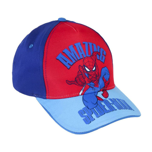 Spiderman Sport | Fitness > Sportmaterial und -ausrüstung > Sportmützen Kinderkappe Spiderman Blau (53 cm)