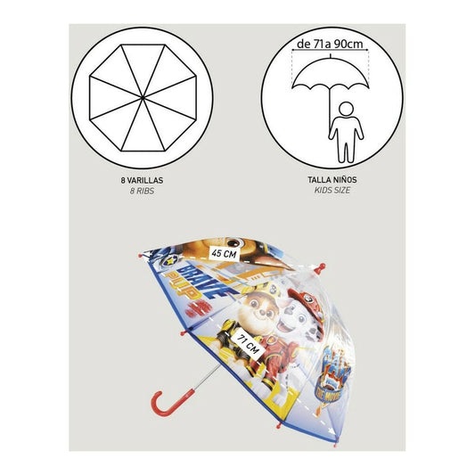The Paw Patrol Spielzeug | Kostüme > Babys und Kinder > Regenschirme und Mützen für Kinder Regenschirm The Paw Patrol Blau (Ø 71 cm)