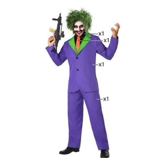 BigBuy Carnival Spielzeug | Kostüme > Kostüme > Clowns Verkleidung für Erwachsene Joker Clown