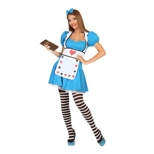 BigBuy Carnival Spielzeug | Kostüme > Kostüme > Fantasy M/L Verkleidung für Erwachsene (3 pcs) Alice