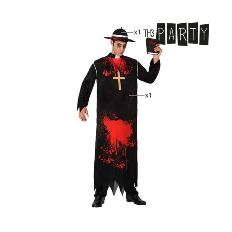 BigBuy Carnival Spielzeug | Kostüme > Kostüme > Halloween Verkleidung für Erwachsene 9231 (2 pcs) Toter Priester