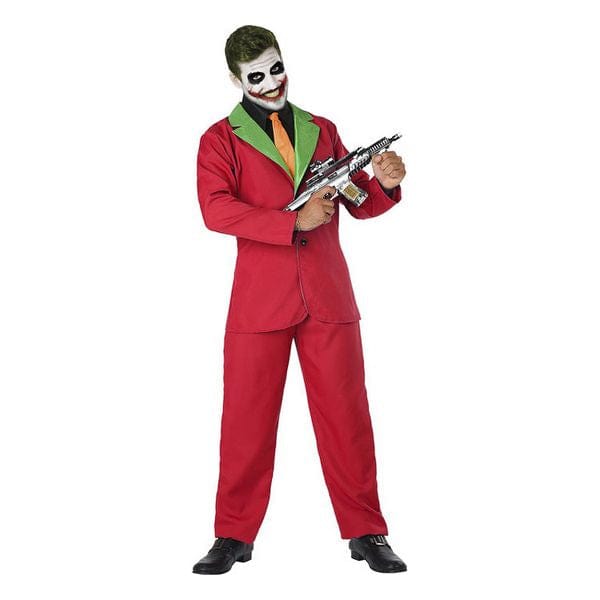 BigBuy Carnival Spielzeug | Kostüme > Kostüme > Halloween Verkleidung für Erwachsene Rot Clown Joker