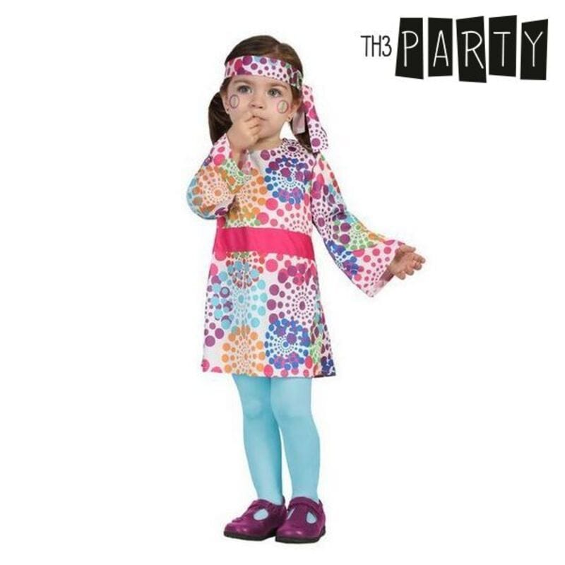 BigBuy Carnival Spielzeug | Kostüme > Kostüme > Originell und lustig 6-12 Monate Verkleidung für Babys Hippie (2 Pcs)