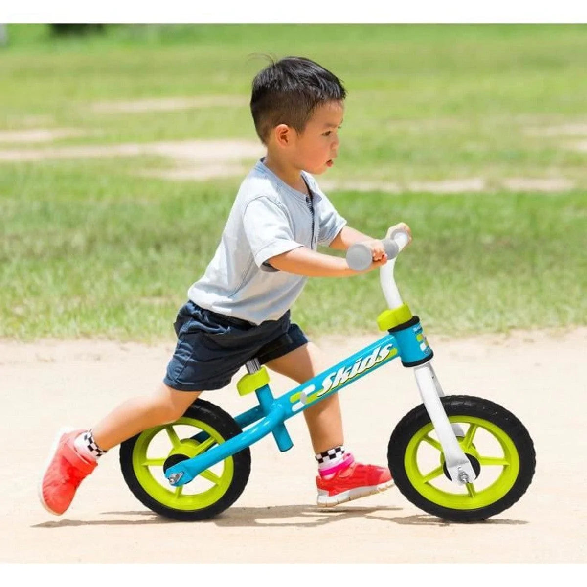 BigBuy Kids Spielzeug | Kostüme > Spielzeug und Spiele > Roller und Dreiräder Kinderfahrrad Skids Control Blau Stahl Nylon